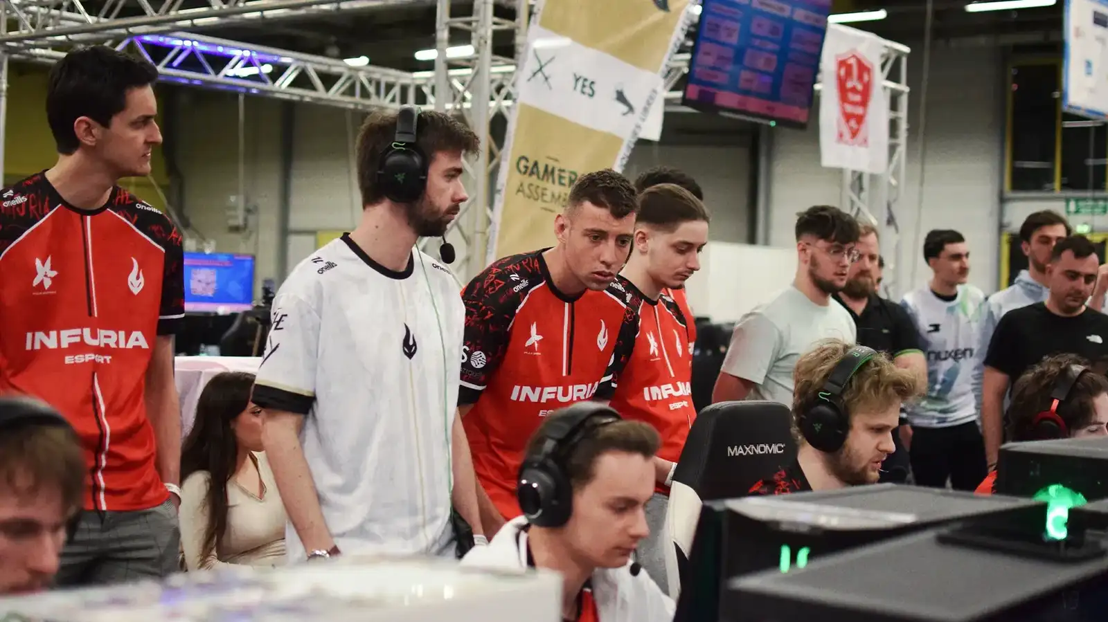 Merchandising InFuria sur événement esport