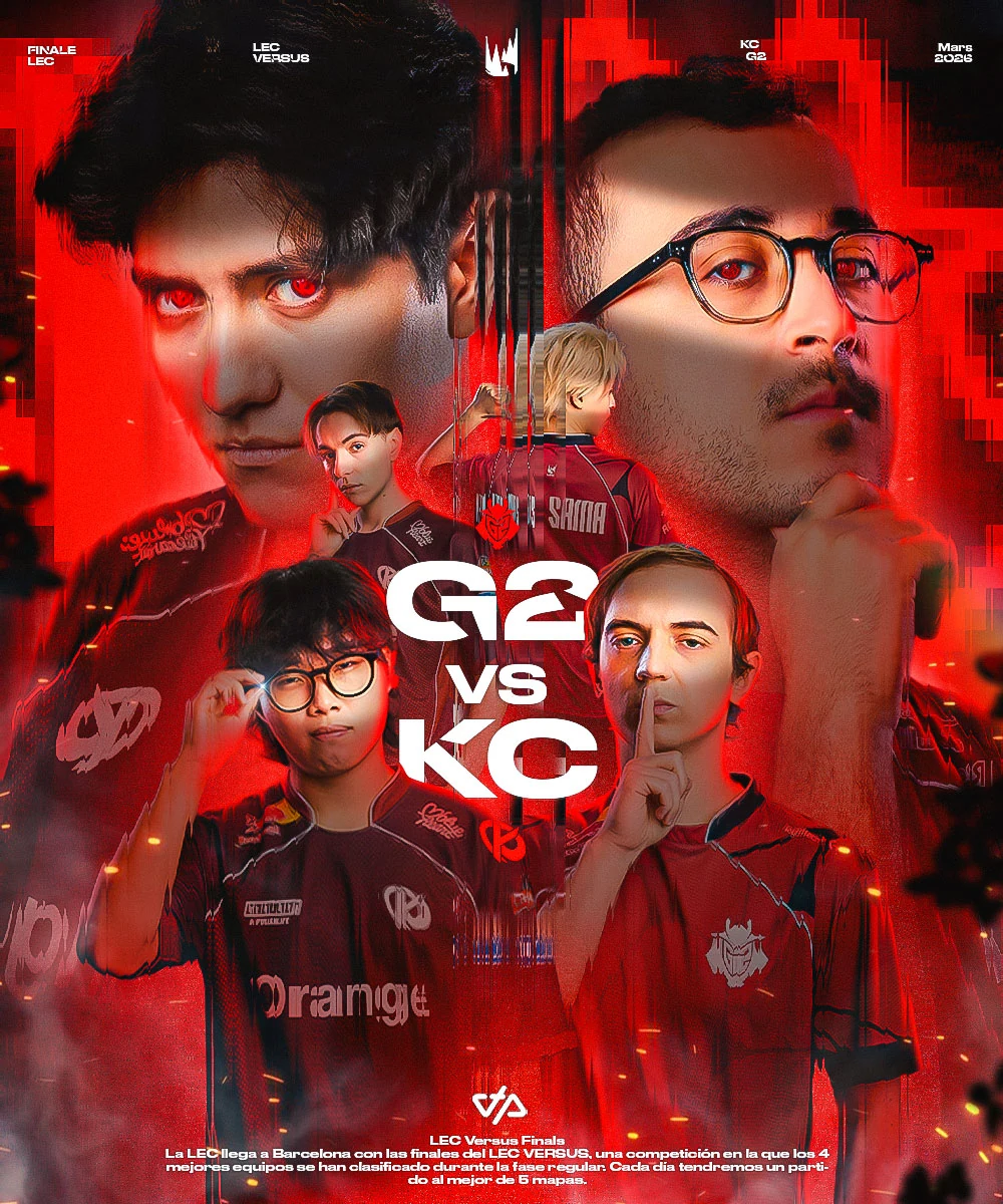 Poster finale KC vs G2 - Arthur Constantin